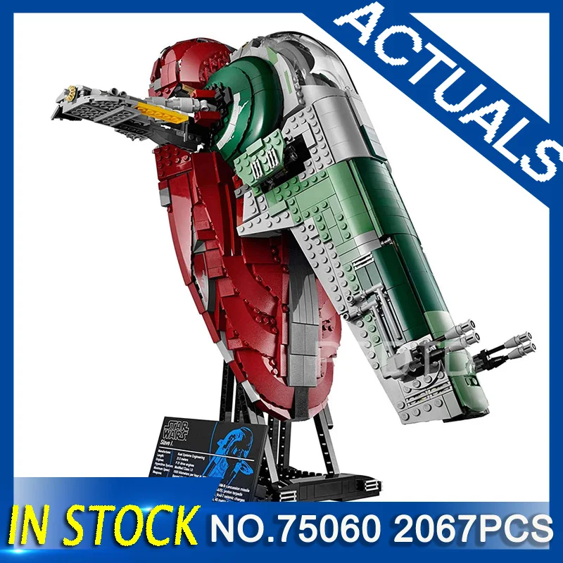 

75060 Creative Star Wars Series UCS I Slave NO.1 Model Building Blocks Compatible LegoINGlys 2067PCS Bricks Traditional Toys