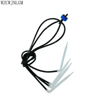 

3/5mmGarden Irrigation Dripper Bent Arrow 4 Branch Spray Greenhouse 8L Steady Flow Device Drip Irrigation System 20 Sets
