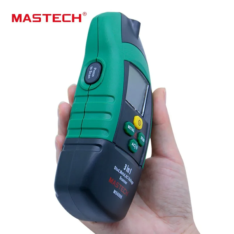 MASTECH MS6906 3 в 1 многофункциональный металлический сканер напряжения переменного тока тестер Толщиномер w/NCV тестер+ детектор древесины