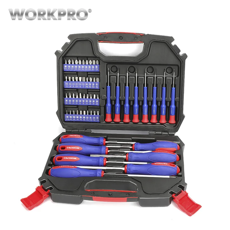 Billig WORKPRO 55PC Schraubendreher satz Präzision Schraubendreher Set Schraubendreher für Telefon Schraube fahrer Bits