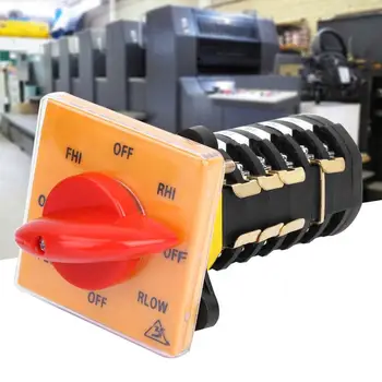 

Ith25A T-16EXF64D-6 8-Position Rotary Cam Universal Changeover Switch Selector For Milling Machine Rotary Switchs