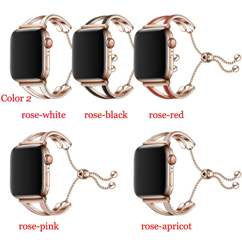 Ремешок для Apple watch 4 band 44 мм correa iWatch 42 мм 38 мм 40 мм 3 2 ювелирный браслет из нержавеющей стали pulseira аксессуары для часов