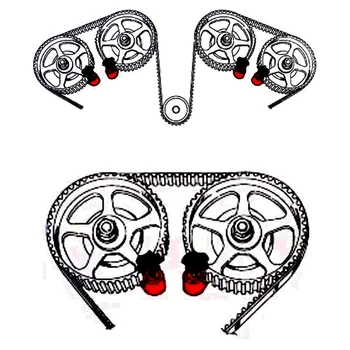 

5 Pcs Universal Car Engine Cam Timing Locking Tool Set Cam Camshaft Lock Holder Car Engine Timing Locking Hand Tool Set