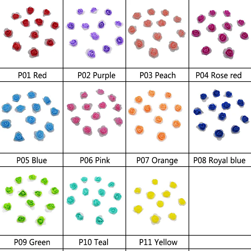 50 шт./лот DIY ручной работы, из пеноматериала цветы 3,5 см роза цветок голова Искусственные из ПЭ пенный розовое Свадебные украшения Скрапбукинг ремесла