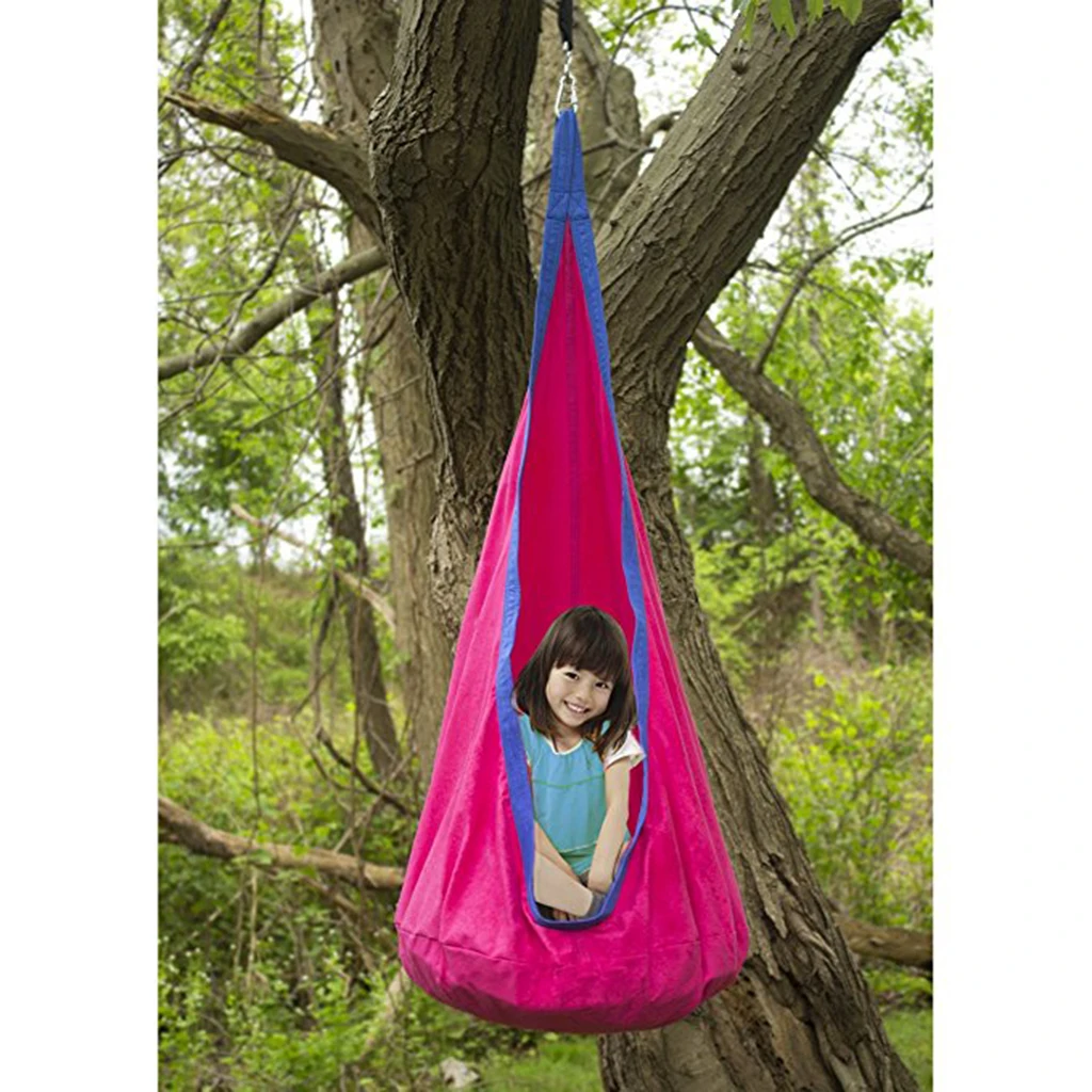 Kids Inflatable Cushion Hanging Hammock Chair Swing Seat Toy Kids/Baby Indoor & Garden Patio Fun