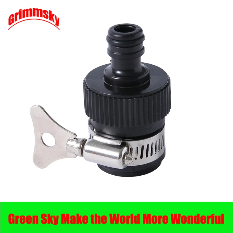 

2pcs/lot garden irrigation female thread 1/2 "3/4" faucet hose pipe adapter fast connection quick coupling tap connector