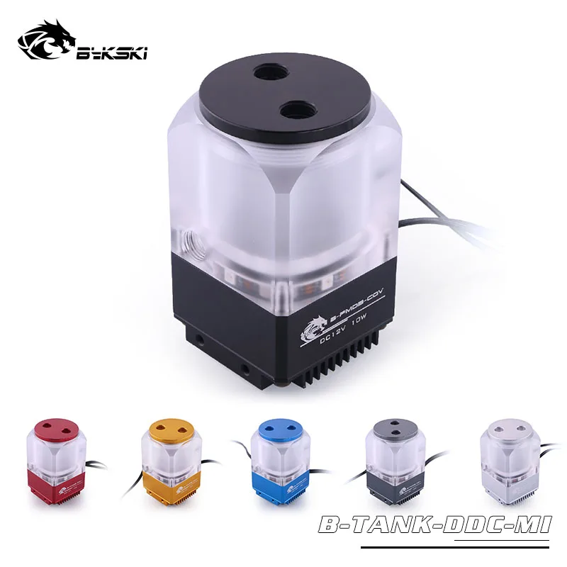 

Bykski DDC Combo Pump + Reservoir Maximum Flow Lift 6 Meters 600L/H Compatible DDC Cover Radiator Water Tank Length 67mm