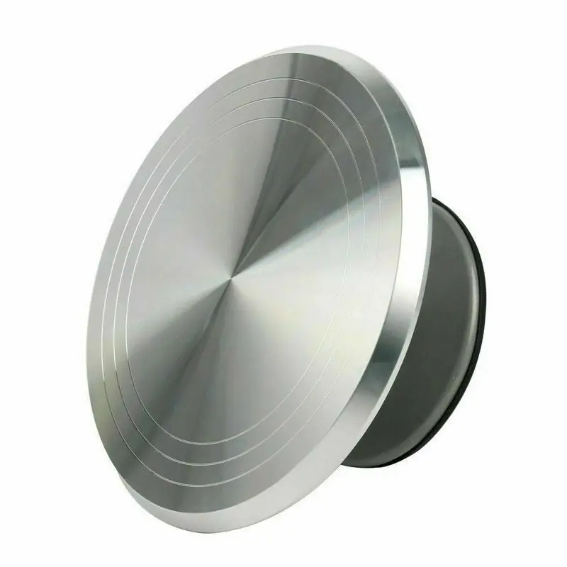  Baking tool 12 inch Aluminum alloy cream cake stand Turntable Rotating table base turn around Decor