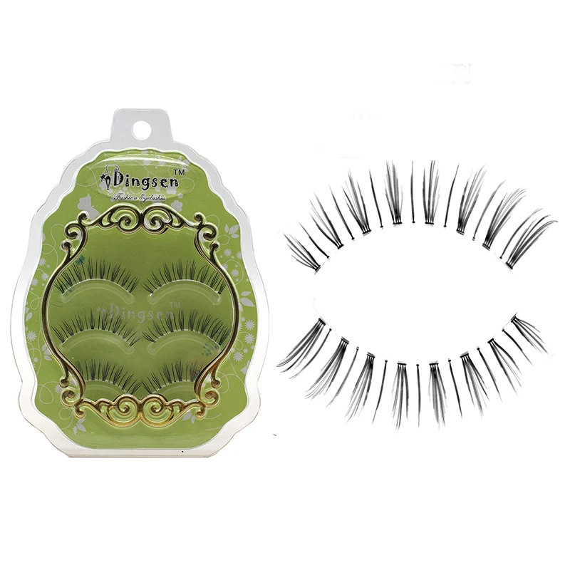 3 Pair False Eyelash Natural Long Fake Eyelashes for small eyes Hand Made Makeup Top Quality