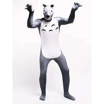 

High Quality Classic Movie Image My Neighbor Totoro Cosplay Jumpsuit Costume Cute Adult Men Women For Halloween Party Costume