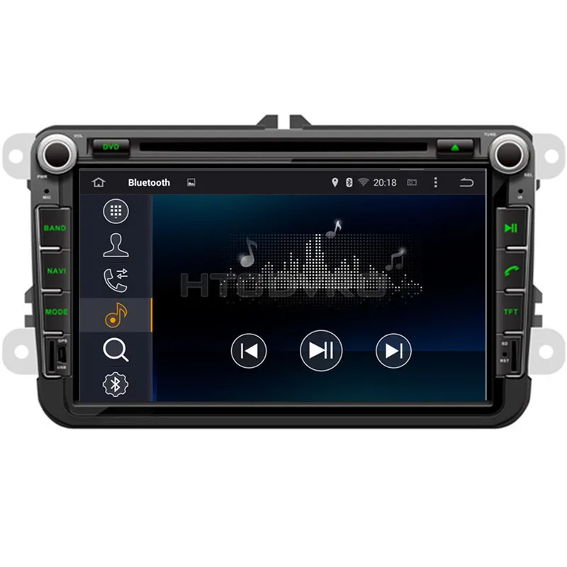 Flash Deal YMODVHT 4G Octa Core Android 9.0 7.1 Car DVD GPS for Skoda Octavia II III/Fabia/Superb 2005-2010 for VW Multzvan/Golf/Beetle 17