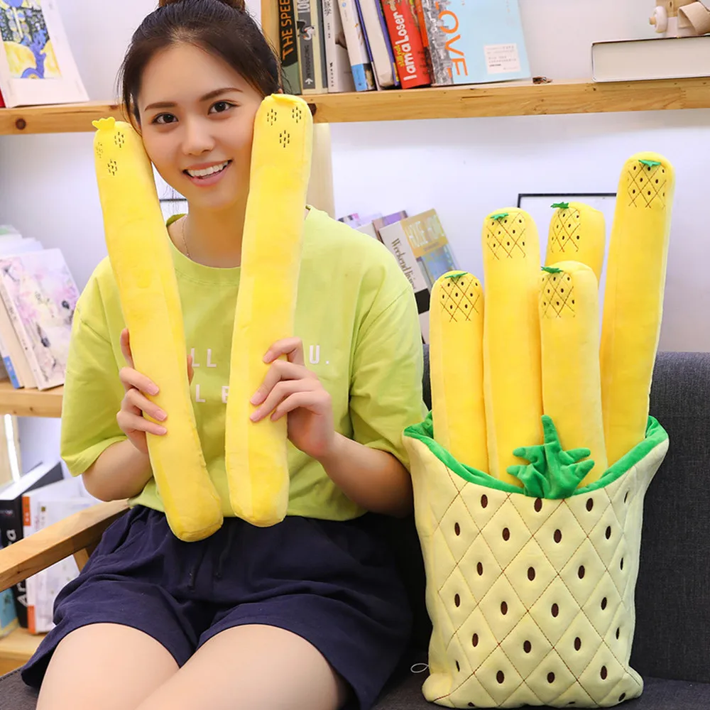 

Creative Soft Kawaii French Fries Plush Toys Cartoon Cute Plush Pillow for Children Gifts Birthday Christmas Present