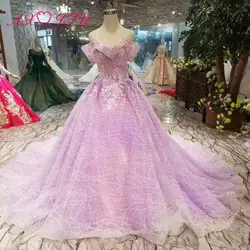 AXJFU Роскошная принцесса розовое кружевное свадебное платье Винтаж Дубай бисерные украшения для выреза «лодочка» Кристалл розовое