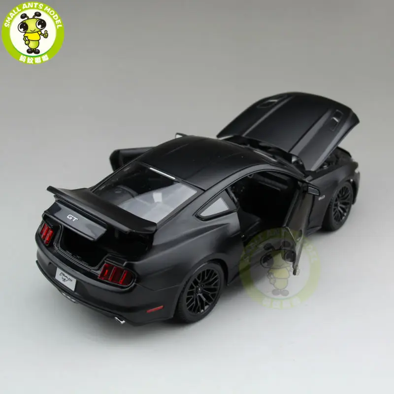 1:18 Ford Mustang GT 5,0 литая модель автомобиля для подарков коллекция хобби матовый черный maisto