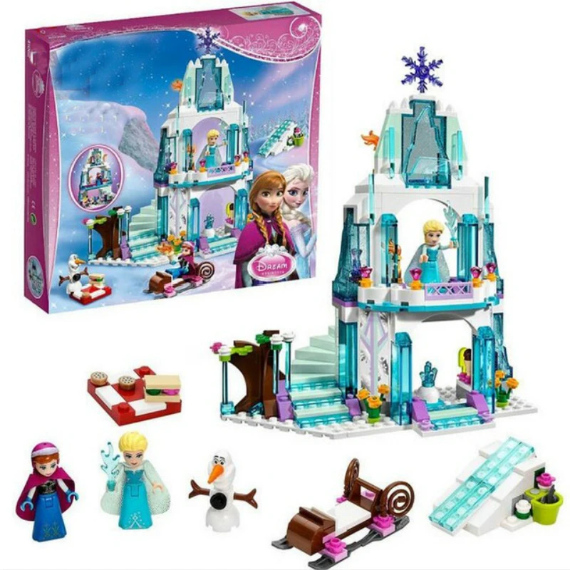 

Dream Princess Elsa Ice Castle Princess Anna Set Model Building Blocks Gifts Toys Compatible LegoINGly Friends DBP488
