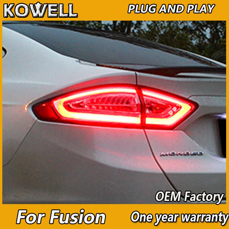 Автостайлинг KOWELL 4 шт. для задних фонарей Ford Mondeo Fusion 2013 2014 2015 2016 светодиодный ная