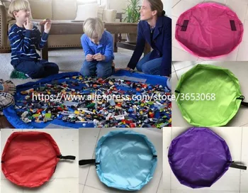 

Portable Kids Toy Storage Bag and Play Mat Lego Toys Organizer Bin Box XL Fashion Practical Storage Bags