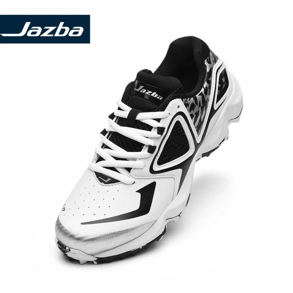Jazba تحديث 50 الكريكيت أحذية المطاط المرابط المهنية التدريب رياضية تنفس توسيد واقية في الهواء الطلق حذاء رجالي