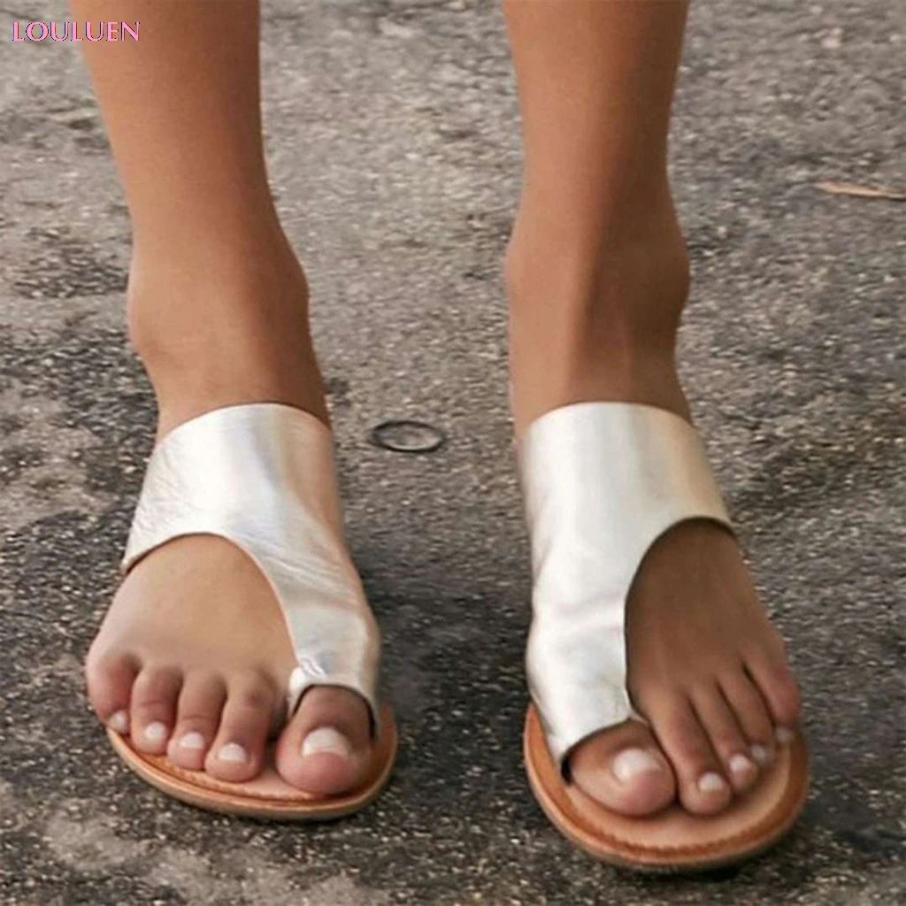 

Slippers Women's Ladies Fashion Leisure Large Size Flat Sandals Shoes Slipper Gladiator Slides Multi Size 35- 43 Drop