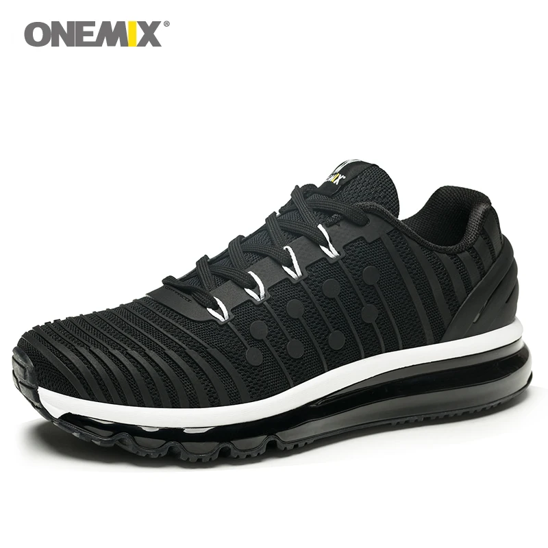 

ONEMIX Men Running Shoes Breathable Gym Fitness Outdoor Sneakers Comfortable Athletic Training Footwear chaussures hommes White