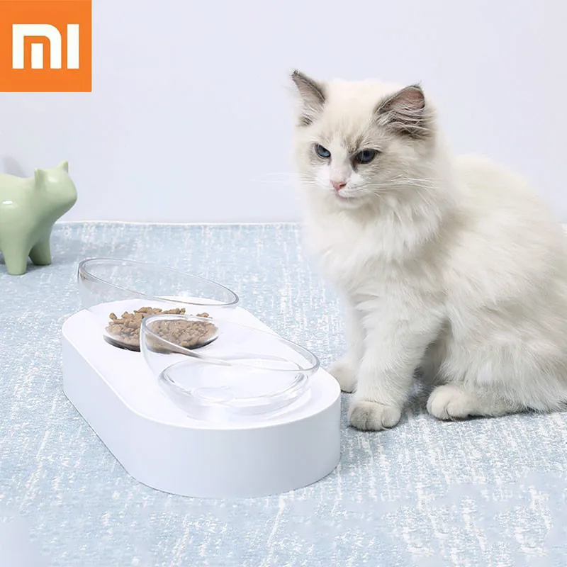 

Xiaomi PETKIT Pet Bowls Dog Cat Drinking Bowls Feeding Dishes Adjustable Double Feeder Bowls Water Cup Puppy Cats Pets Supplies