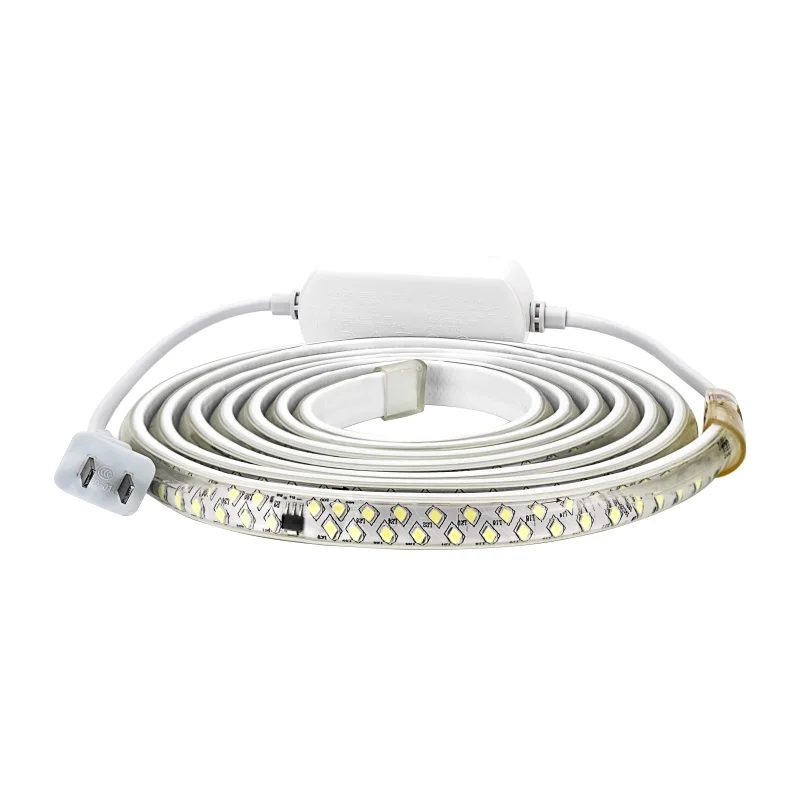 buy No Flicker 1 20M LED Flexible Strip 220V IP67 Waterproof SMD2835 188Leds m High Brightness TV Background Ceiling Decoration Lamp