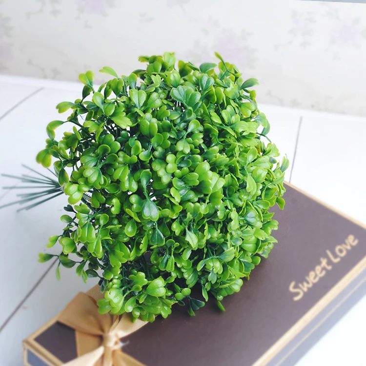 Wedding Hemispherical Green Fake Grass Balls Simulation Milan Plant