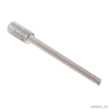 

5PCS Diamond Coated Cylindrical Burr 4mm Chainsaw Sharpener Stone File Chain Saw Sharpening Carving Grinding Tools