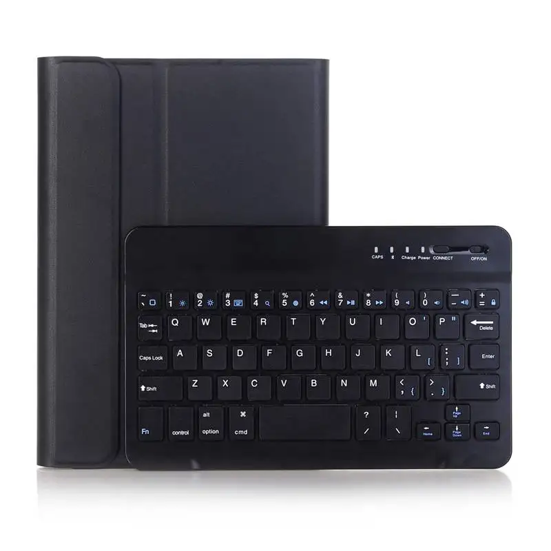 

Keyboard Case - Slim Shell Lightweight Cover With Magnetically Detachable Wireless Bluetooth Keyboard For Apple Ipad Mini 4 (2