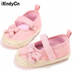 Детская обувь с мягкой подошвой для девочек 0-1 лет; соломенная весенне-летняя детская обувь для принцесс; LMY07