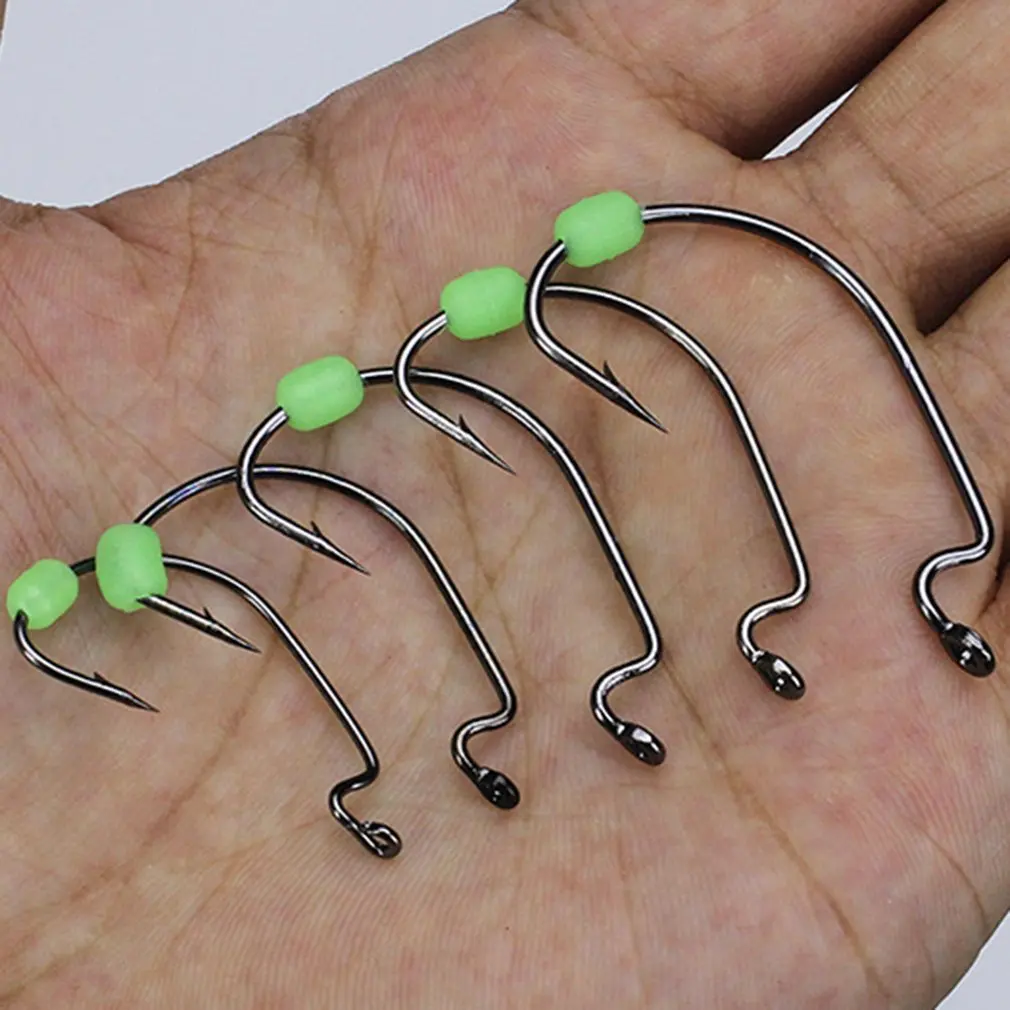 100pcs Fish Fishing Sharpened Hooks Black Silver Barb Lure Tackle Bait Fish Hook Bend Treble Hooks Anchor Hook Hot Sale Dropship