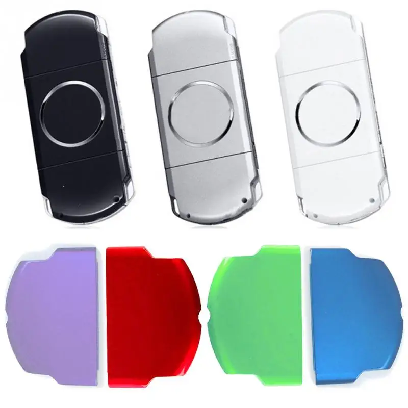 9 Colors Plastic Battery Cover Lid Shell For Sony PSP Slim 2000 Black