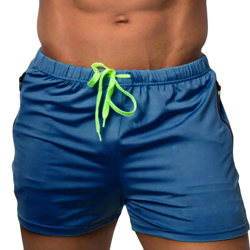 

Men's Swimming Sport Beach Quick-drying Solid Color Short Trouser Shorts Pants Bathing Suits Swimming Trunks Men Beach Wear