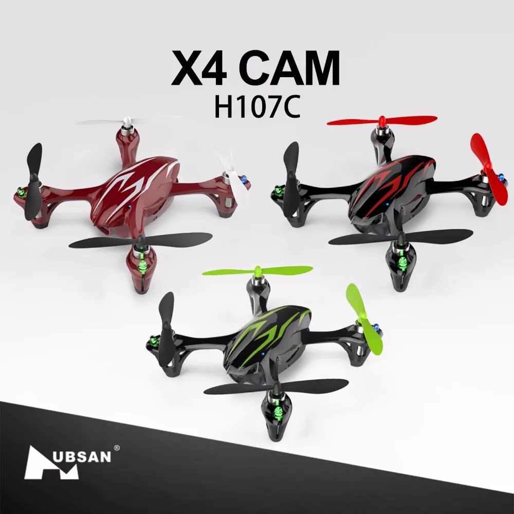 

Original Hubsan H107C X4 CAM 2.4G 4CH RC Quadcopter Helicopter Drone RTF with HD Camera LED Lights Remote Control Toys