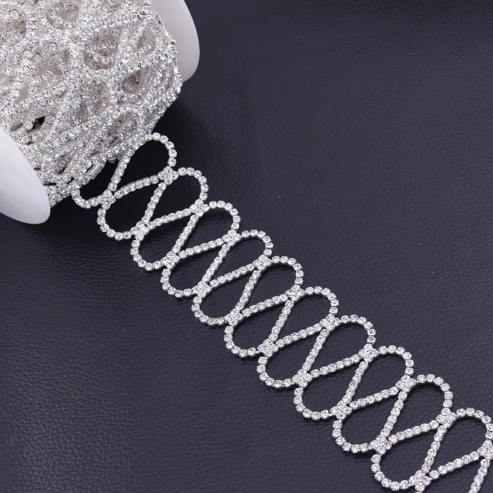 Rhinestone trim patch HF-3295 (6)