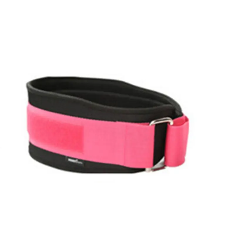 Weightlifting Belt Support Waist Belt Fitness Training Protection Bodybuilding Protective Gear For Powerlifting Gym Workout - Цвет: pink