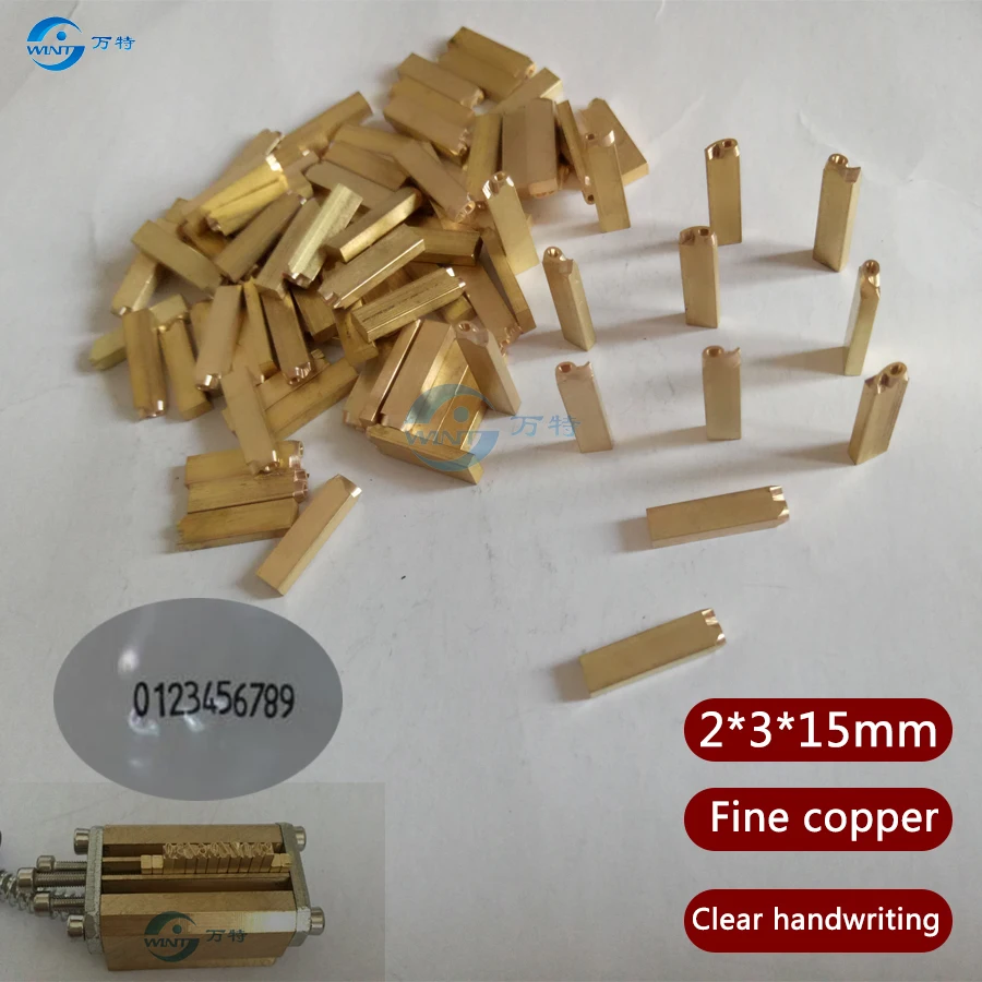 

Free shipping , 60pcs/lot ,2*3*15mm, English letter, font,characters for date coding machine,hot stamp coder