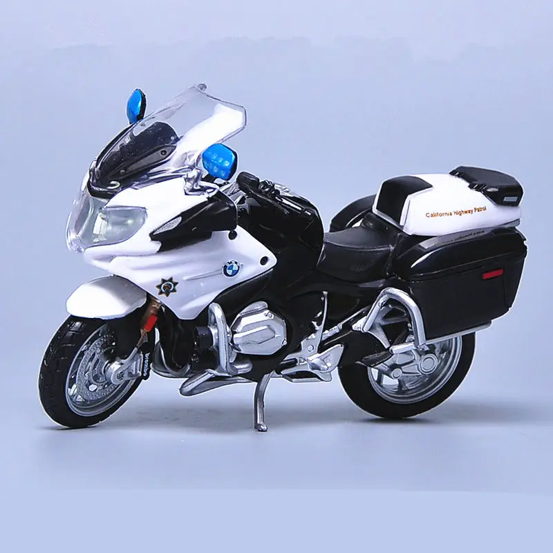 Maisto 1:18 BMW Yamaha полицейский Мотоцикл серия Silvardo авторизованный имитационный сплав модель мотоцикла игрушечный автомобиль - Цвет: BMWR1200RF