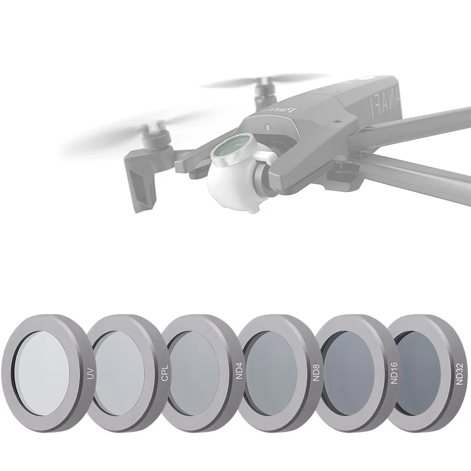 

Parrot Anafi Drone Camera Filter ND4 ND8 ND16 ND32 UV Polarizing PL Filters Set For Parrot Anafi Optical Glass Lens Accessories