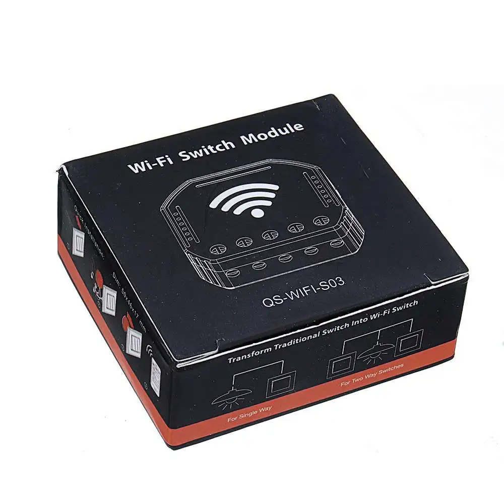 Wi-Fi умный светильник-переключатель модуль прерыватель Diy выключатель Smart Tuya приложение дистанционное управление работает с Alexa/Echo Google Home 1/2 способ