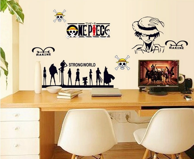 Kids Bedroom Background removable vinyl home decoration cartoon one piece monkey d luffy Kids Bedroom Background removable vinyl home decoration cartoon one piece monkey d luffy