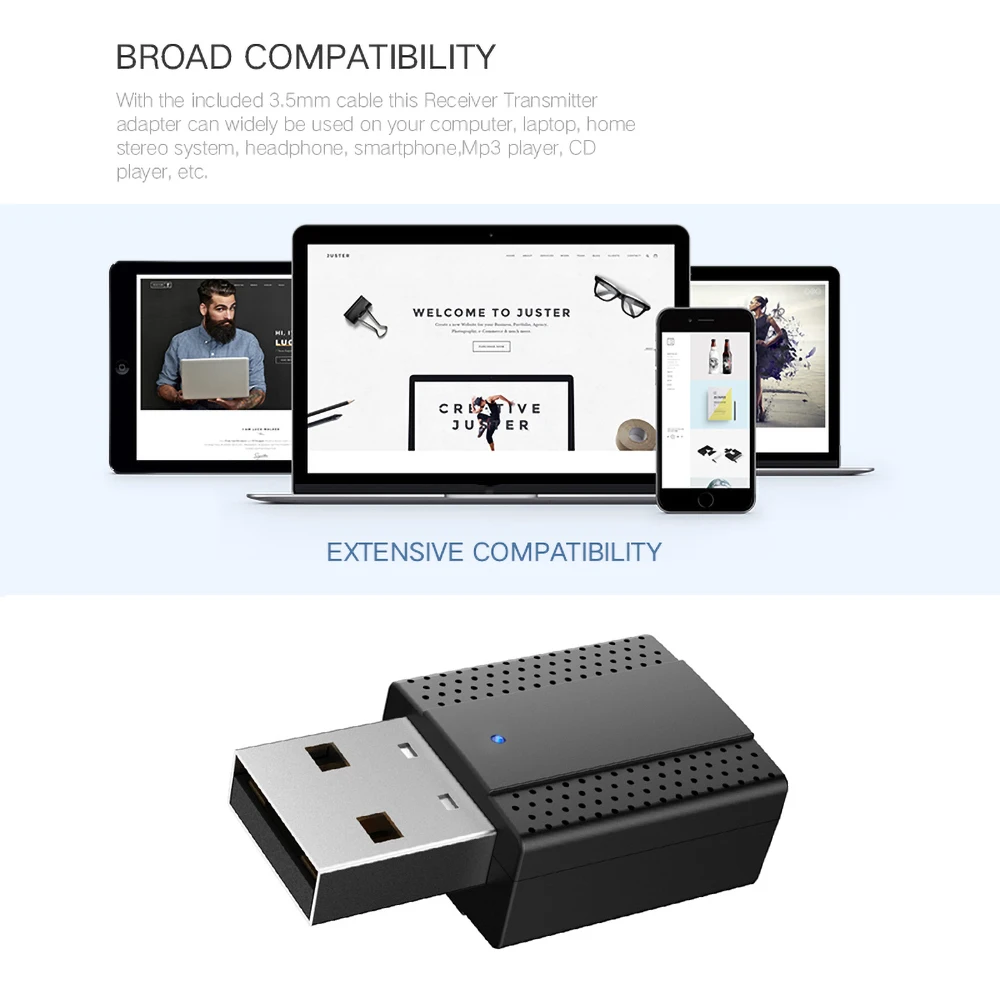 Bluetooth 5,0 RX TX 2 в 1 передатчик приемник беспроводной адаптер A2DP USB 3,5 мм разъем для автомобиля AUX аудио Музыка для ТВ ПК наушники