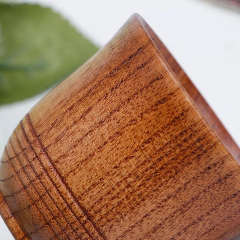 Маленькая ручная работа из натурального массива дерева чайная чашка деревянная кофейная кружка для питьевой воды#0703# A