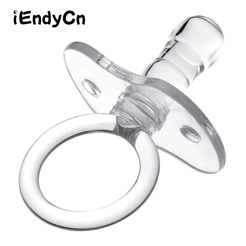 Baby Pacifier All Silicone To Flatten The Head To Play Mouth Round