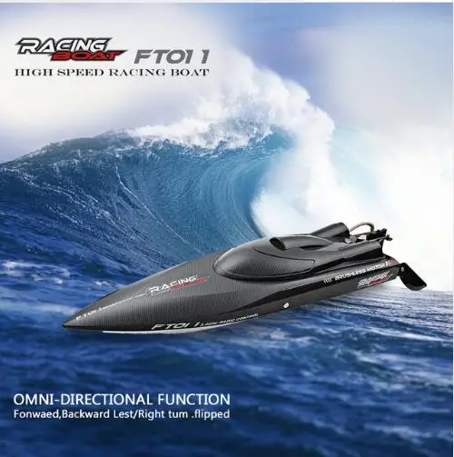 Новый Fei Lun FT011 2 4G гоночный Радиоуправляемый катер высокоскоростные лодки