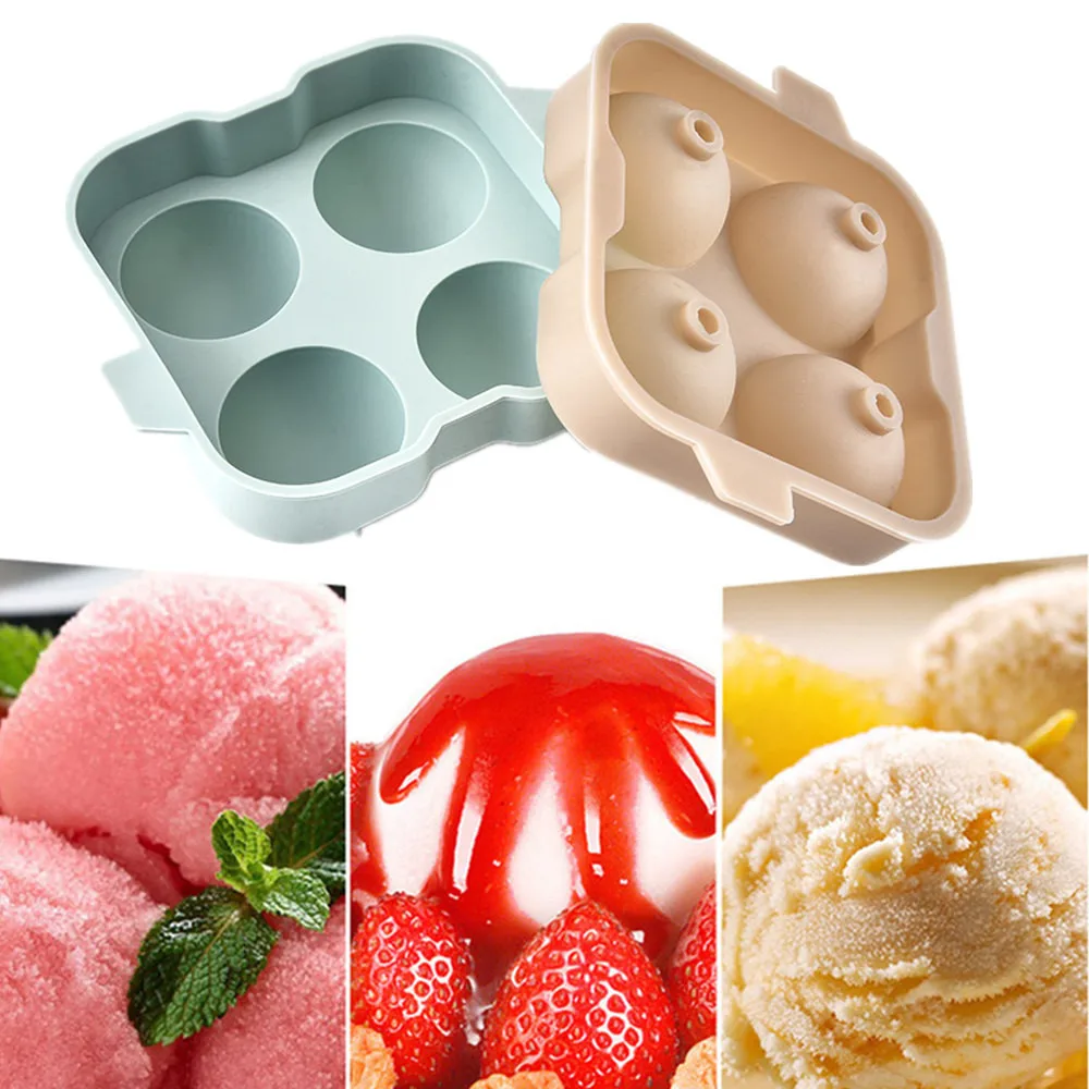 

Whiskey Silicon Ice Cube Ball Maker Mold Suit for Chocolate in Summer Whiskey Ice Cube Mold Mould Sphere Random Color