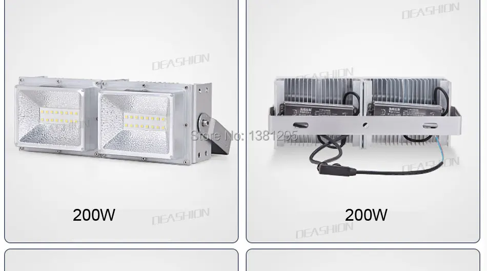 Светодиодный прожектор светильник 30W 50W 100W 150W 200W 300W 400W 220V Открытый Светодиодный отражатель светильник уличный Гараж освещение футбольного поля