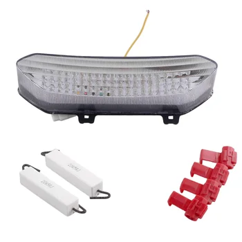 

E-Mark Motorcycle Integrated LED Rear Tail Brake Light Turn Signal Stop Lamp Taillight For Yamaha YZF R1 2002-2003 /YZF-R1 02 03