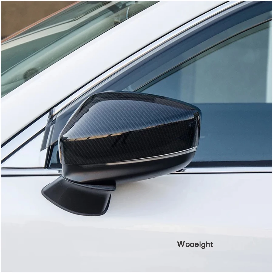 2Pcs For Mazda CX-5 CX5 2017 2018 Sport Carbon Fiber Door Side Rearview Mirror Cover Trim Decoration Frame (7)