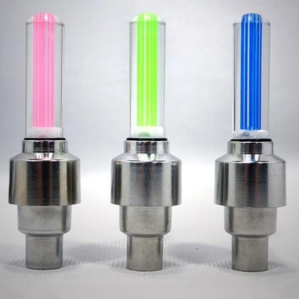

WEST BIKING BicycLe Spokes 6pcs Car Motorcycle Bike Wheel Light Tire Valve Cap Spoke Neon LED Flash Light Lamp Bike Cycle Spokes